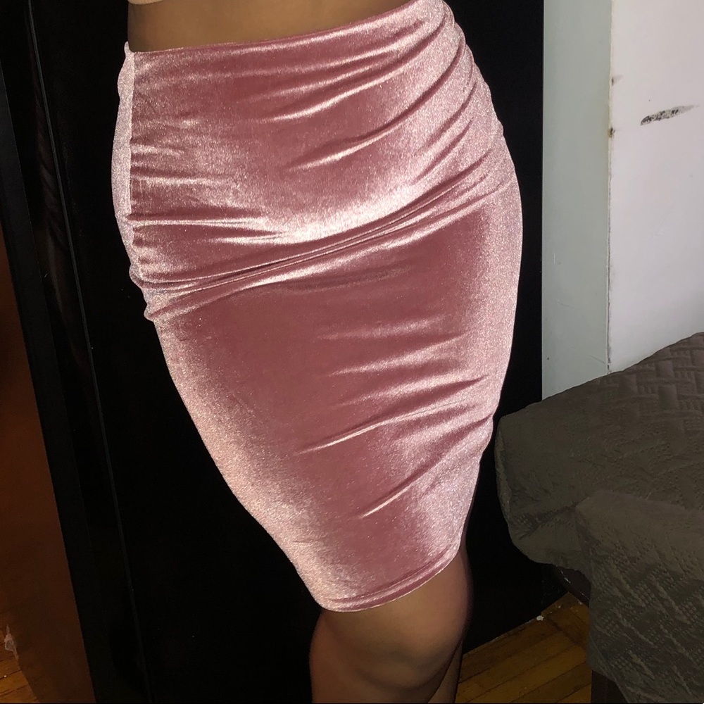 Dusty Rose Midi Skirt💓